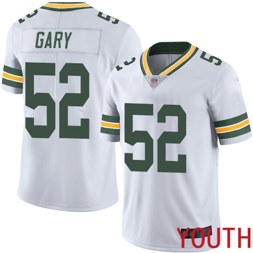 Green Bay Packers Limited White Youth #52 Gary Rashan Road Jersey Nike NFL Vapor Untouchable